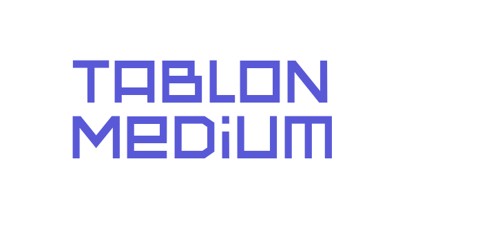 Tablon Medium Font Download