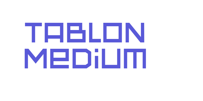 Tablon Medium Font