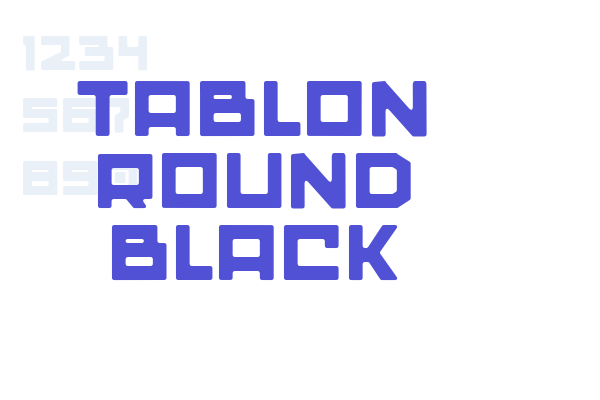 Tablon Round Black