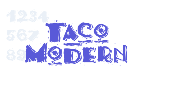 Taco Modern font free