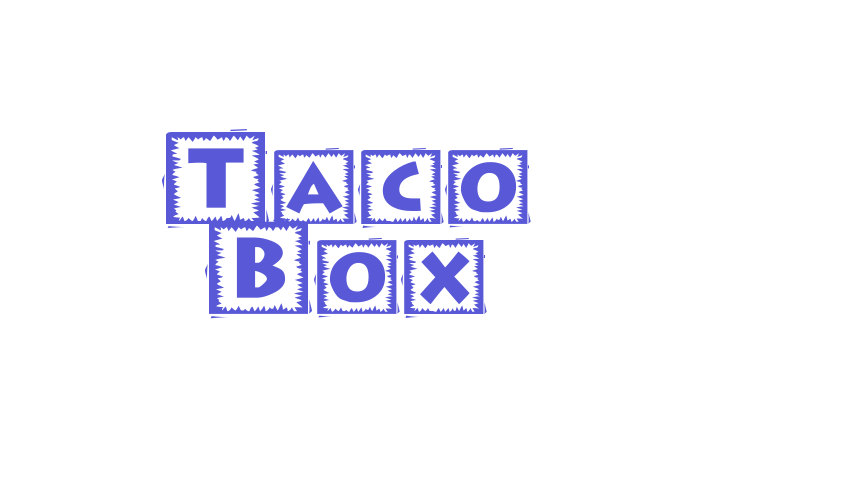 Taco Box Font Download