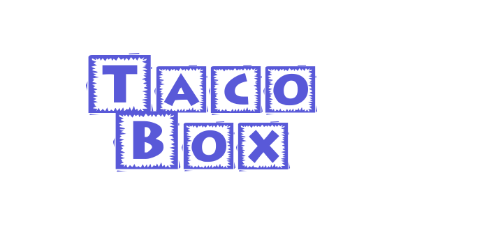 Taco Box Font Download