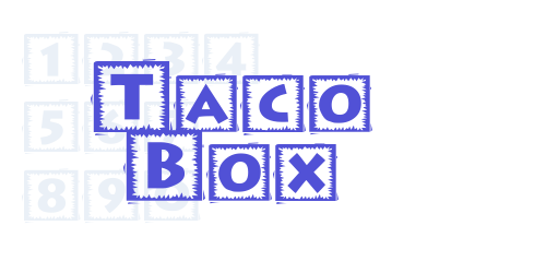 Taco Box-font-download