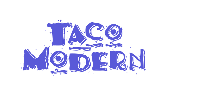 Taco Modern Font