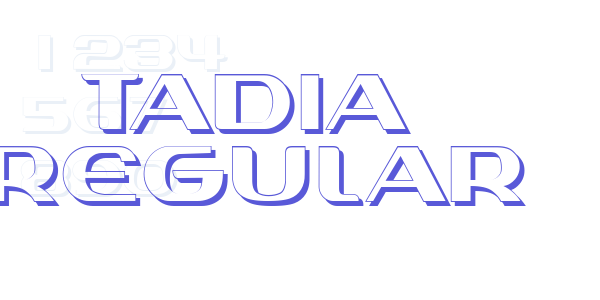 Tadia Regular font