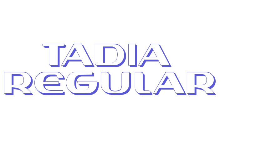 Tadia Regular Font