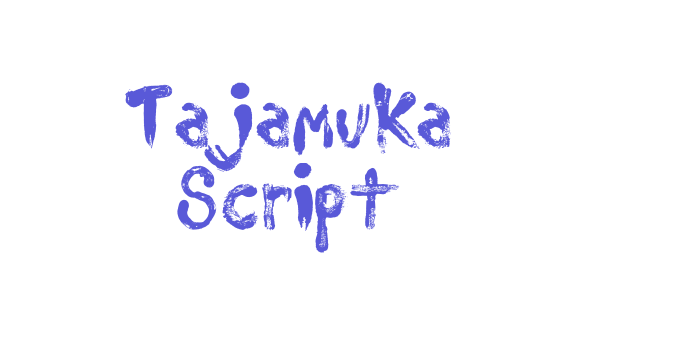 Tajamuka Script Font Download