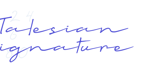 Talesian Signature-font-download