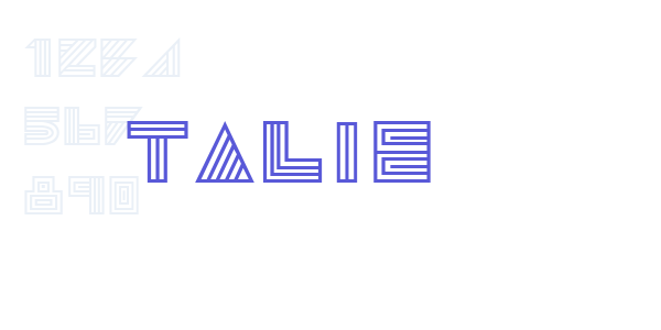 Talie font