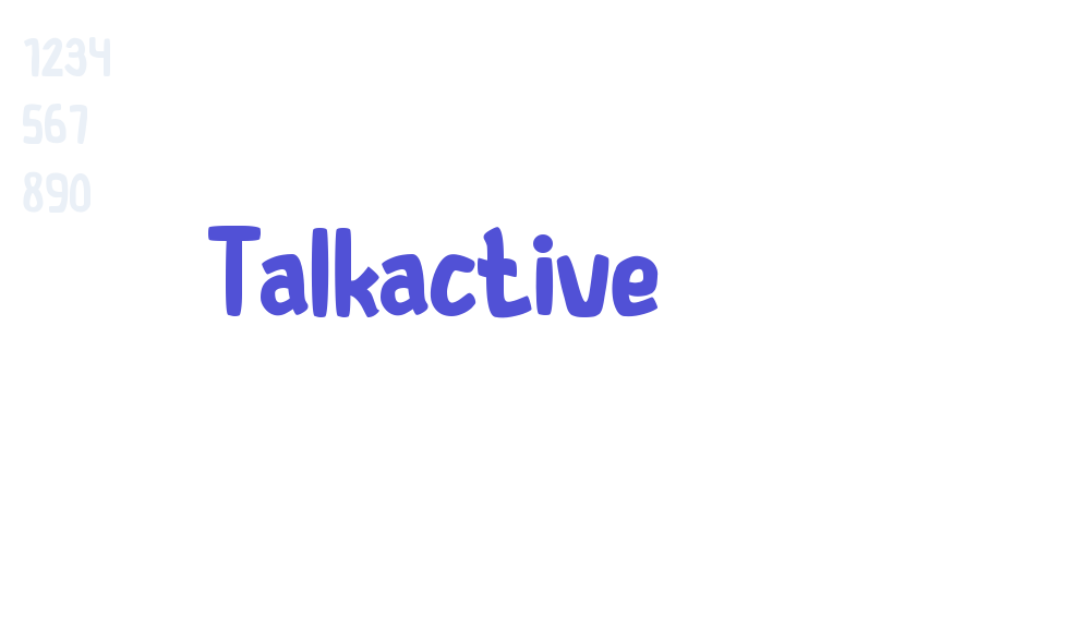 Talkactive-font-download