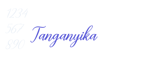 Tanganyika font