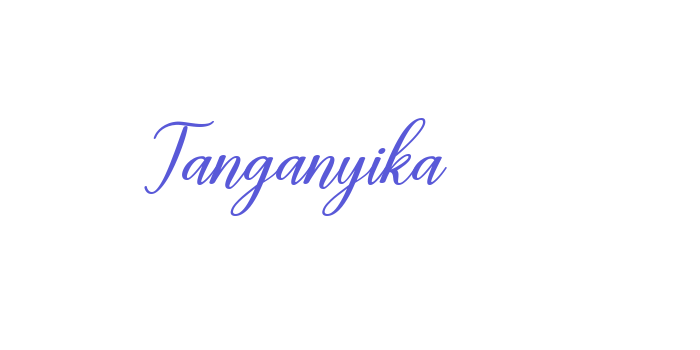 Tanganyika Font Download