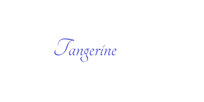 Tangerine Font Download