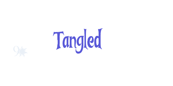 Tangled font free