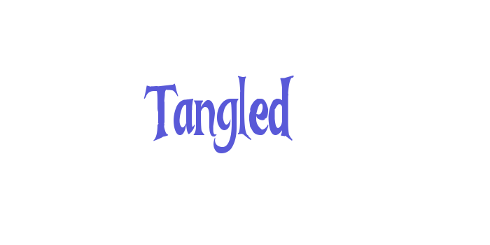 Tangled Font