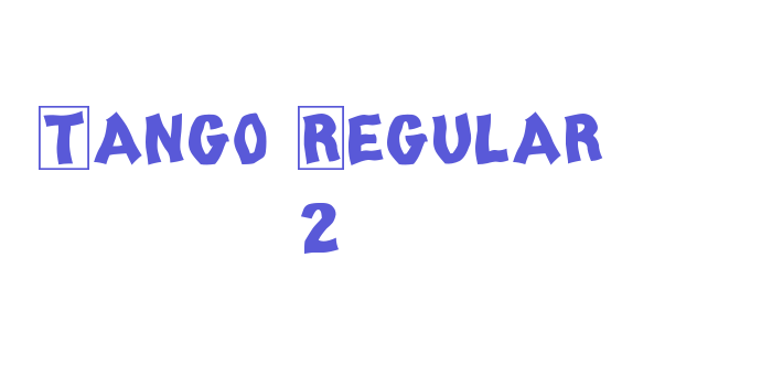 Tango Regular 2 Font Download