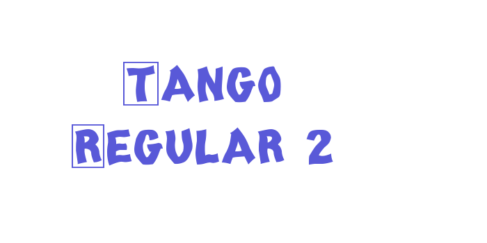 Tango Regular 2 Font