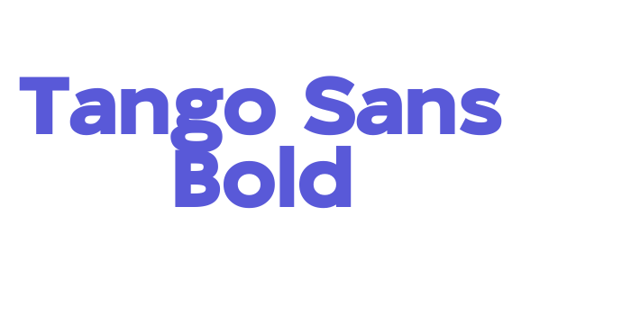 Tango Sans Bold Font Download