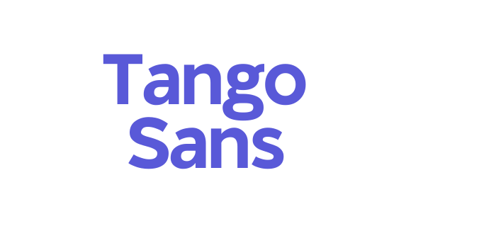 Tango Sans Font