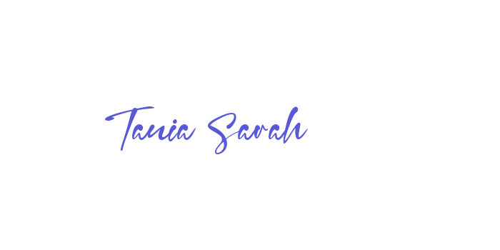 Tania Sarah Font Download