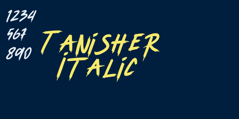 Tanisher Italic