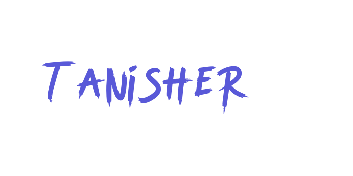 Tanisher Font Download