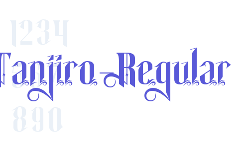 Tanjiro-Regular Font Download