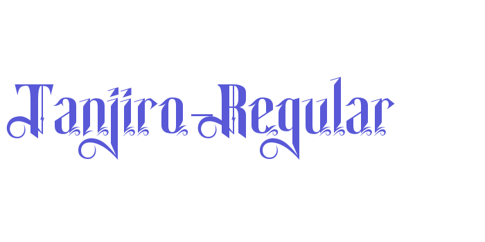 Tanjiro-Regular Font