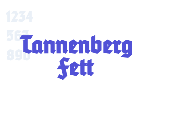 Tannenberg Fett