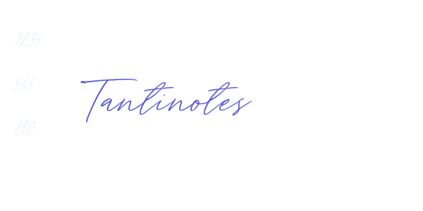 Tantinotes font free