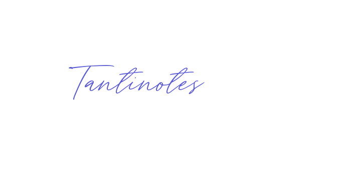 Tantinotes Font Download