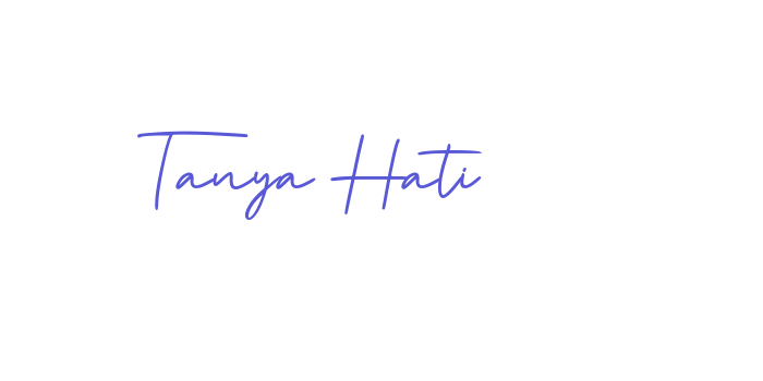 Tanya Hati Font