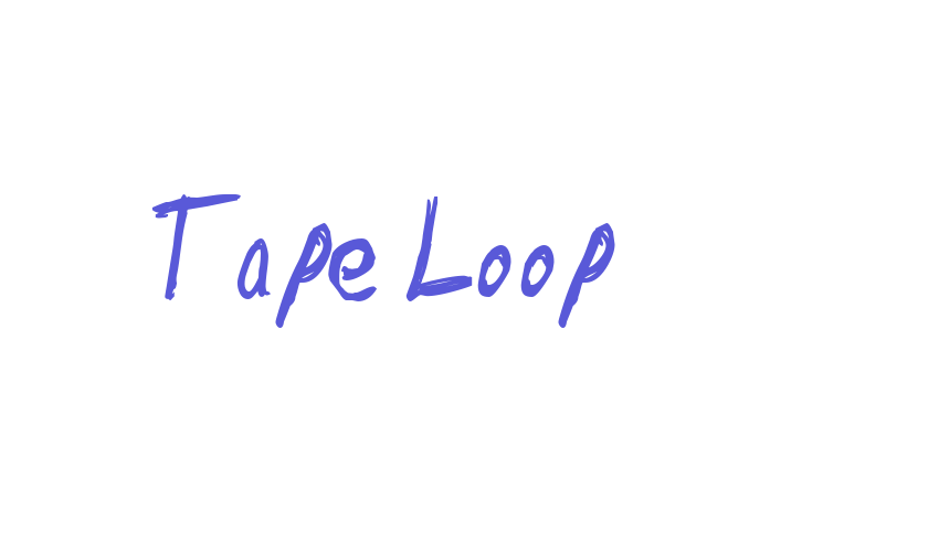 Tape Loop Font