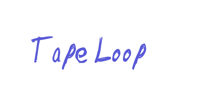 Tape Loop Font Download