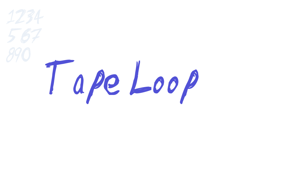 Tape Loop-font-download