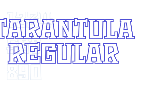 Tarantula Regular Font Download