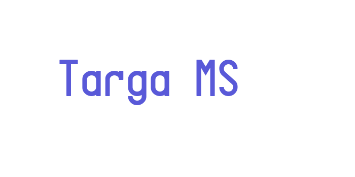 Targa MS Font Download