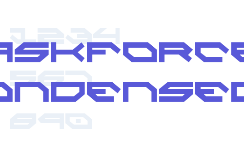 Taskforce Condensed Font