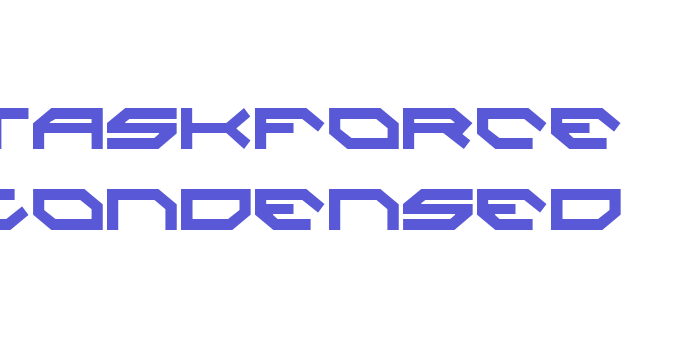 Taskforce Condensed Font Download