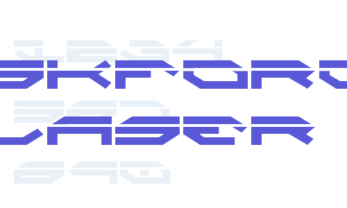 Taskforce Laser Font