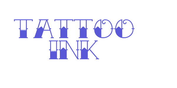 Tattoo Ink font free