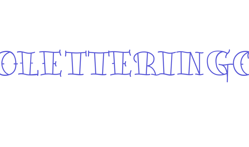 TattooLetteringOpen Font