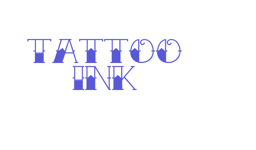 Tattoo Ink Font