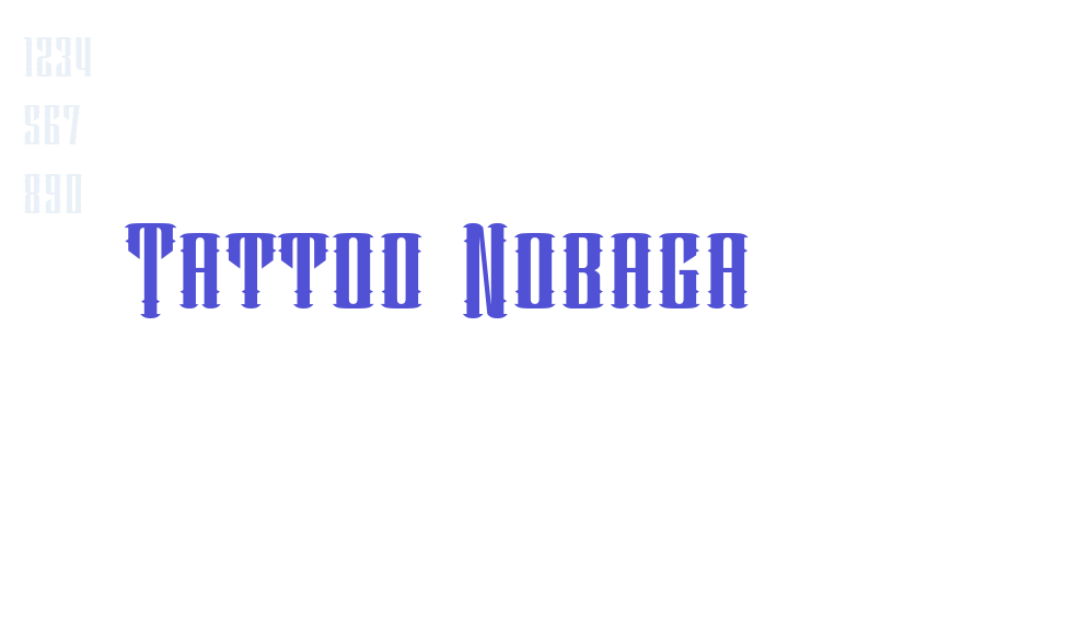 Tattoo Nobaga-font-download