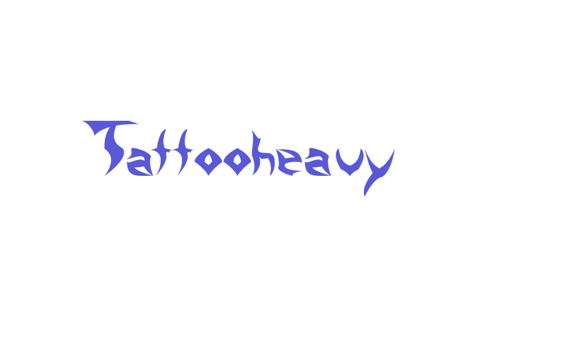 Tattooheavy Font Download