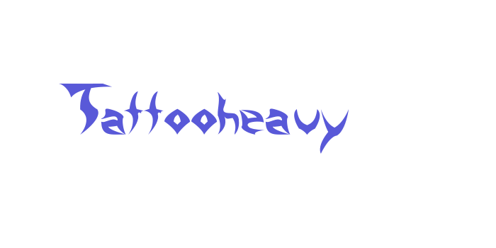 Tattooheavy Font Download