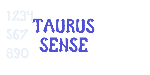 Taurus Sense-font-download