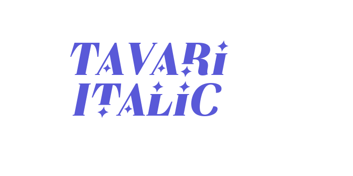 Tavari Italic Font Download