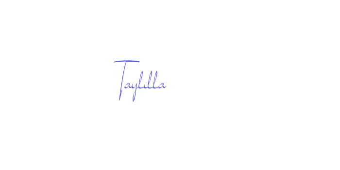 Taylilla Font Download