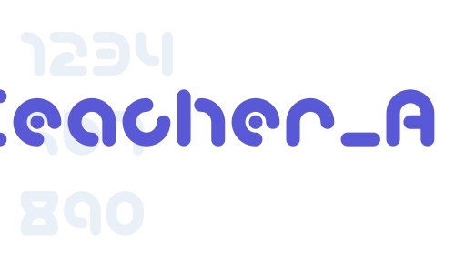 Teacher_A Font Download